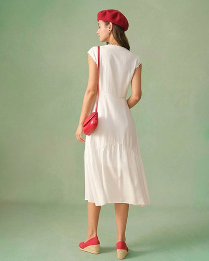 Abito Midi con Scollo